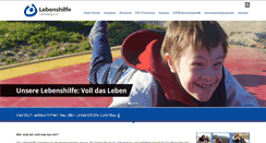 Desktop Screenshot of lebenshilfe-leonberg.de