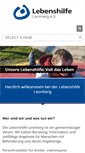 Mobile Screenshot of lebenshilfe-leonberg.de